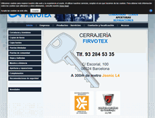 Tablet Screenshot of firvotex.es